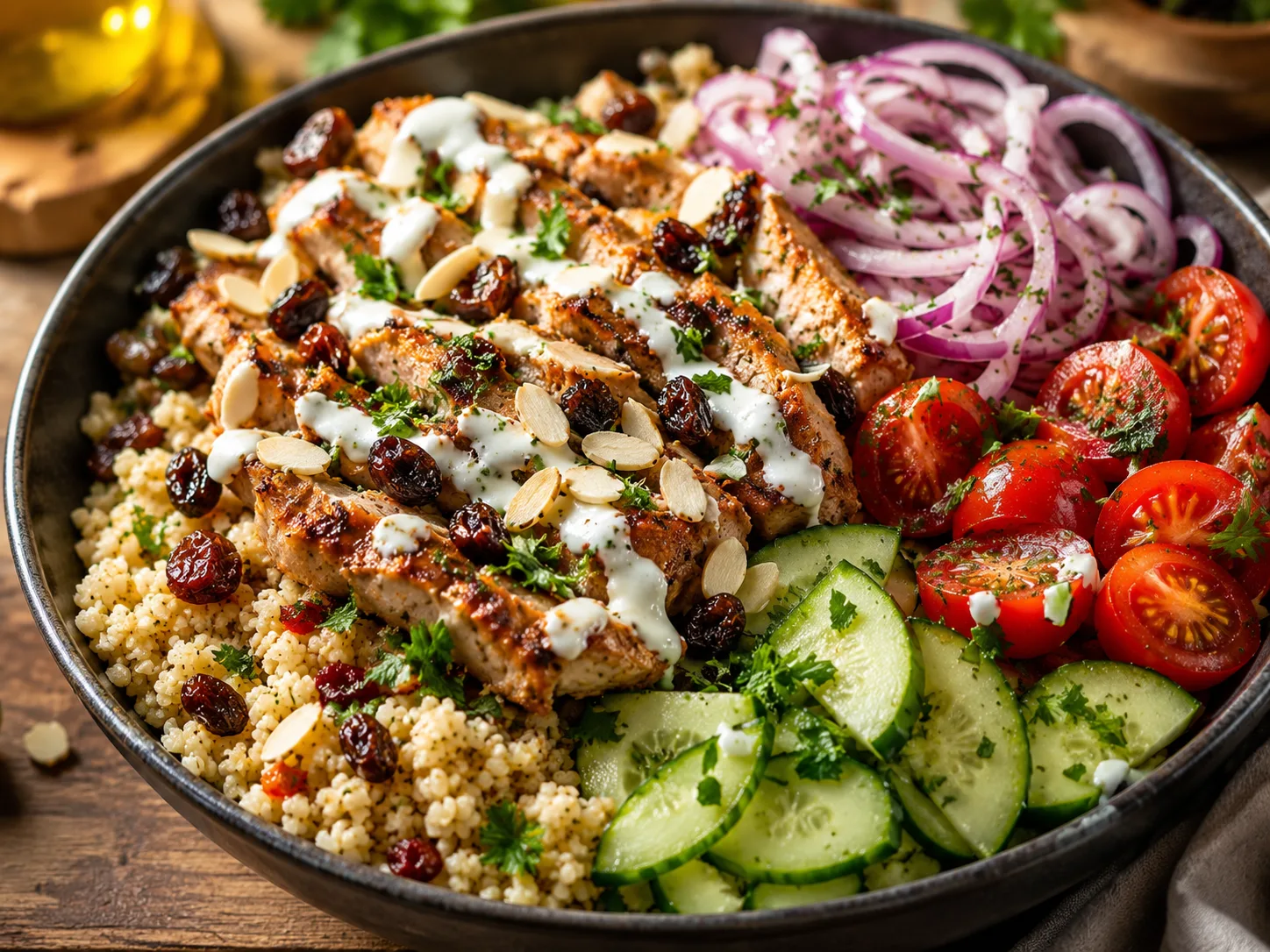 Shawarma poulet & boulgour